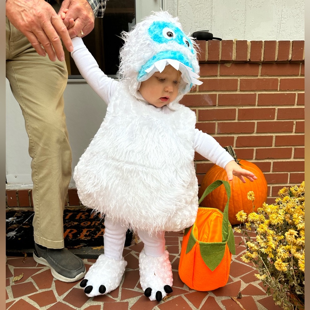 Yeti abominable snowman costume